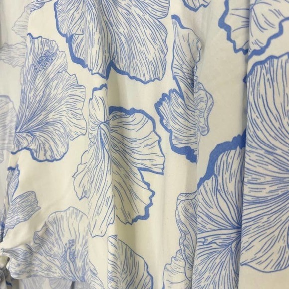 L*Space Kellen Dress in Hibiscus Tie Front Maxi Dress Floral Boho Size Large - Picture 6 of 8